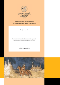 quaderni del dipartimento di economia politica e statistica