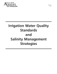 B-1667. Irrigation Water Quality Standards and Salinity Management