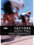 Chapter 1 - How does training affect performance?