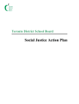 TDSB Social Justice Action Plan
