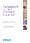 Management of patient information
