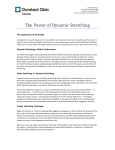 The Power of Dynamic Stretching