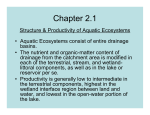 Aquatic Ecosystems Consist Of Entire Drainage