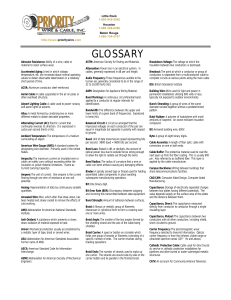 Glossary - Priority Wire