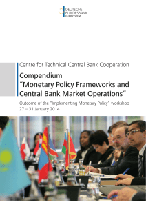 Compendium “Monetary Policy Frameworks and