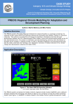 CASE STUDY PRECIS - Nexus for ICTs, Climate Change and