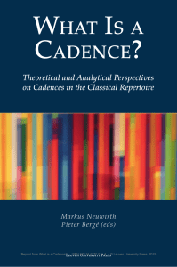 What Is a CadenCe?