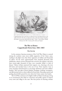 The War at Home: Copperheads Down East, 1861-1865