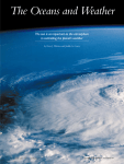 The Oceans and Weather - UA Atmospheric Sciences
