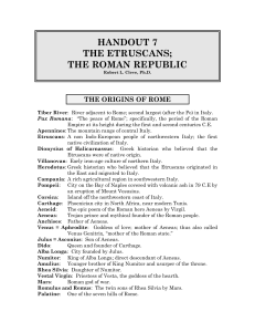 handout 7 the etruscans