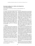 Interseismic coupling, stress evolution, and earthquake slip on the