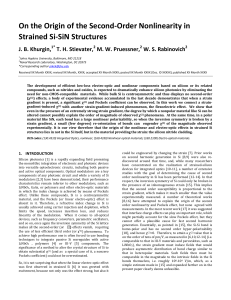 On the Origin of the Second-Order Nonlinearity in Strained Si