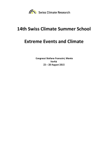 Extreme!Events!and!Climate!