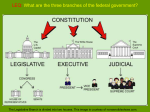LEQ: What are the three branches of the federal government?
