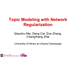 Topic Modeling with Network Regularization