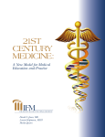 21st Century Medicine: A New Model for Medical