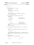 Practice Test (page 455) 1. 3x – 2y = 4.5 ① –x + 2 y = –1.25 ② A. If I