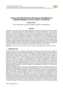 social reconstruction and social movements in