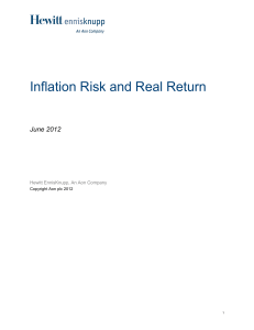 Inflation Risk and Real Return