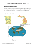 Unit 2: The World in Spatial Terms (Lessons 1-3)