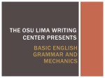 Common Mechanical Errors Presentation