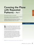 Covering the Plane with Repeated Patterns
