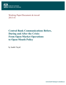 From Open-Market Operations to Open-Mouth Policy