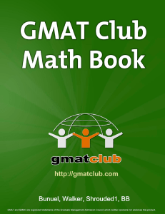 Free GMAT Math Book