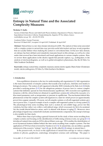 Entropy in Natural Time and the Associated Complexity Measures