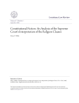 Constitutional Fiction - DigitalCommons @ LSU Law Center