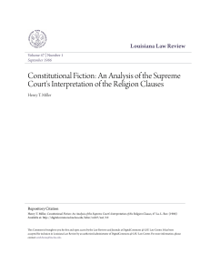 Constitutional Fiction - DigitalCommons @ LSU Law Center