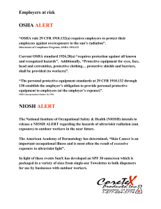 OSHA Alert - Coretex Products, Inc.