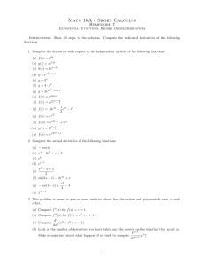 Homework 8 - UC Davis Mathematics