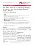 The impact of clinical versus pathological staging in oral cavity