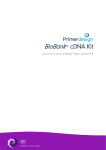 BioBank CDNA - Primerdesign Ltd