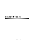 Grade 8 Science - Manitoba Education