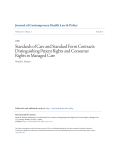 Distinguishing Patient Rights and Consumer Rights in Managed Care