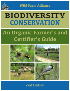 Biodiversity Guide Farmers and Certifiers - WFA - NOFA-NY