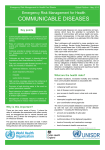 communicable diseases - World Health Organization