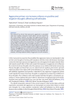 Aggressive primes can increase reliance on positive and negative