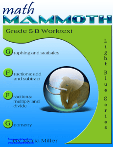 Math Mammoth Grade 5