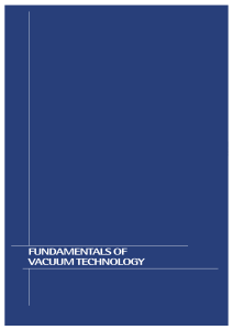fundamentals of vacuum technology