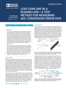 Less Than One in a Quadrillion—A Test Method