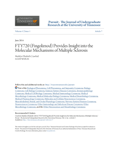 Provides Insight into the Molecular Mechanisms of Multiple Sclerosis