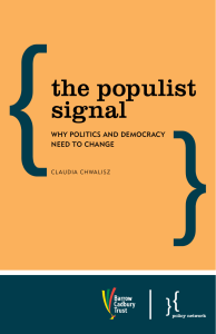 The Populist Signal