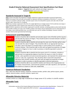 Target B - CCSS Math Activities