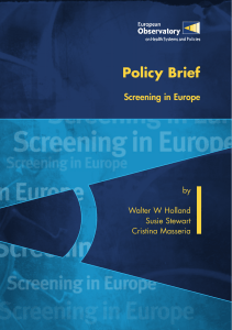 Policy Brief - WHO/Europe - World Health Organization