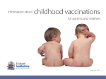 childhood vaccinations