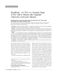 Identificatio of CT521 as a Frequent Target of Th1 Cells in Patients