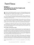 Chapter 7 The Sedition Act and the Virginia and